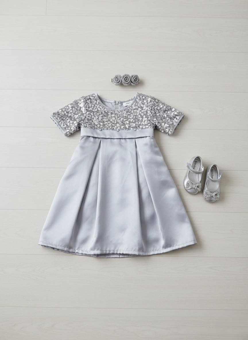 The Silver Sparkle Dress