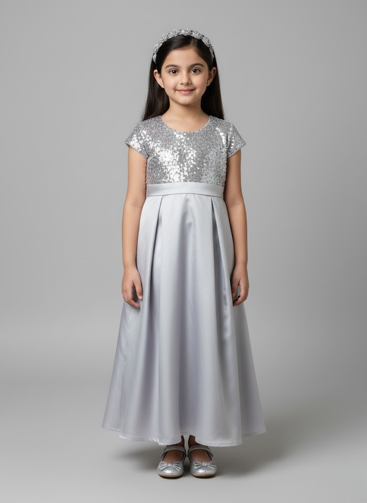 The Silver Sparkle Dress - Image 2