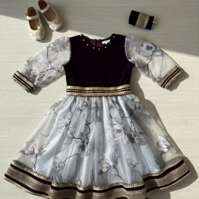 The Velvet Bloom Dress