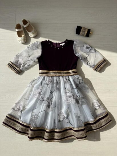 The Velvet Bloom Dress