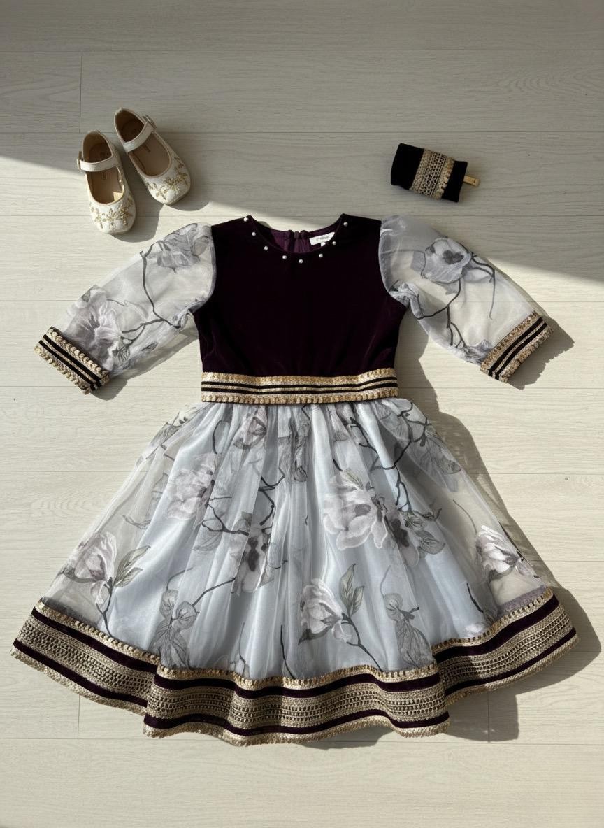 The Velvet Bloom Dress