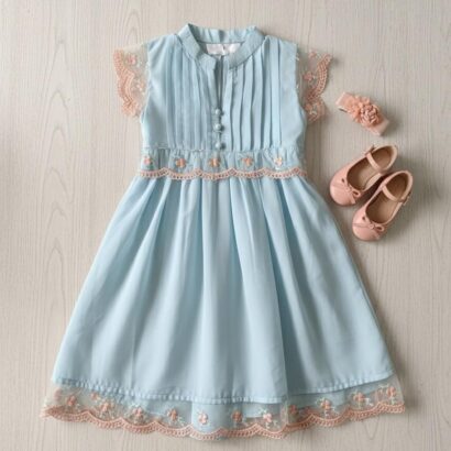 The Azure Blossom Dress