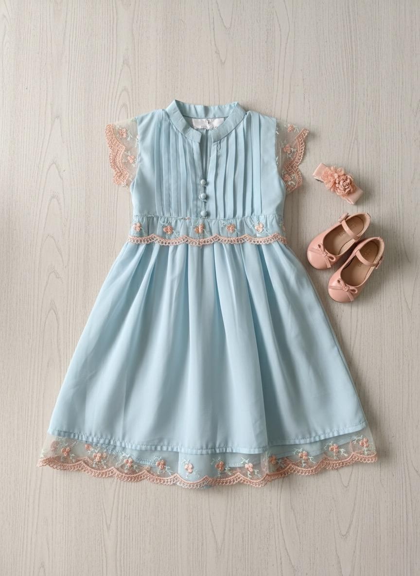 The Azure Blossom Dress