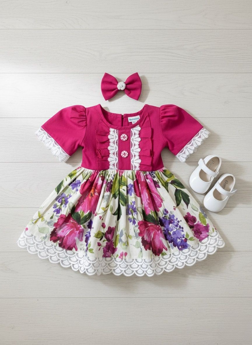 The Fuchsia Garden Bloom Dress