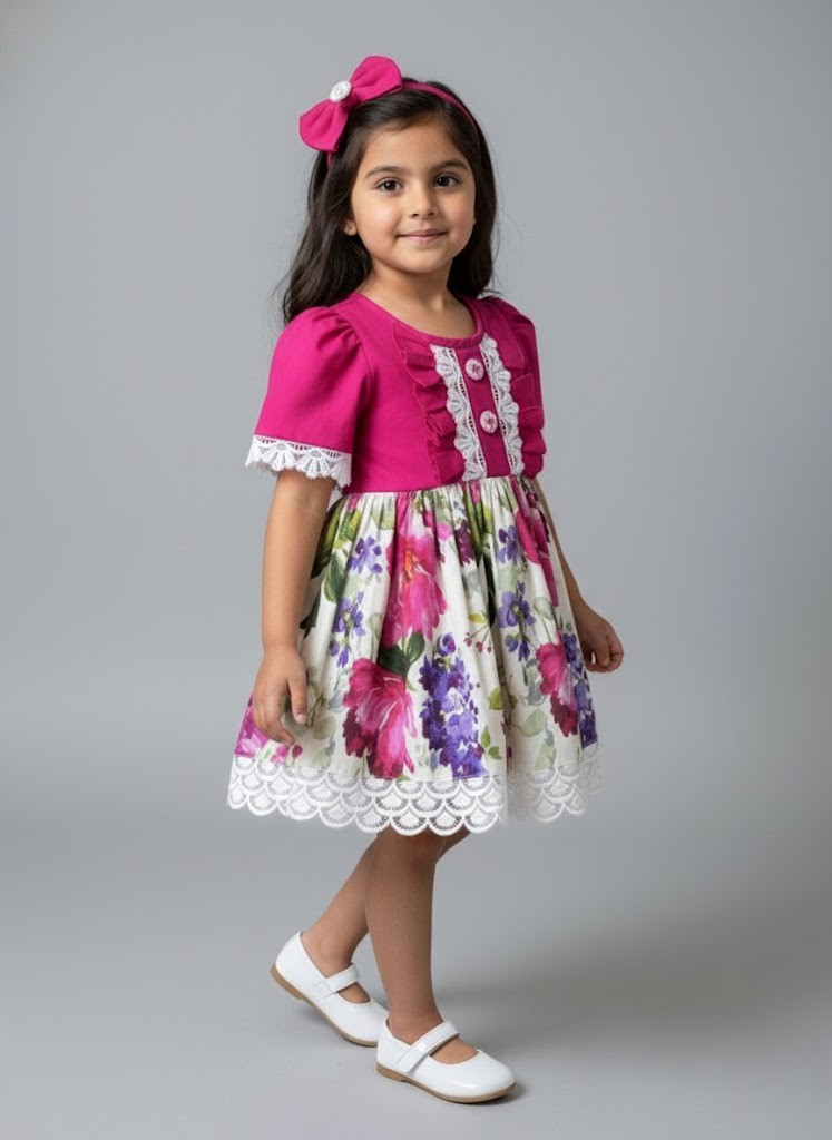 The Fuchsia Garden Bloom Dress - Image 2
