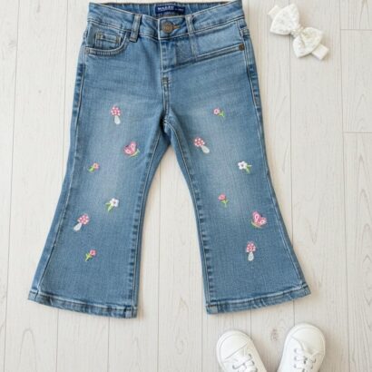 The Enchanted Forest Embroidered Jeans