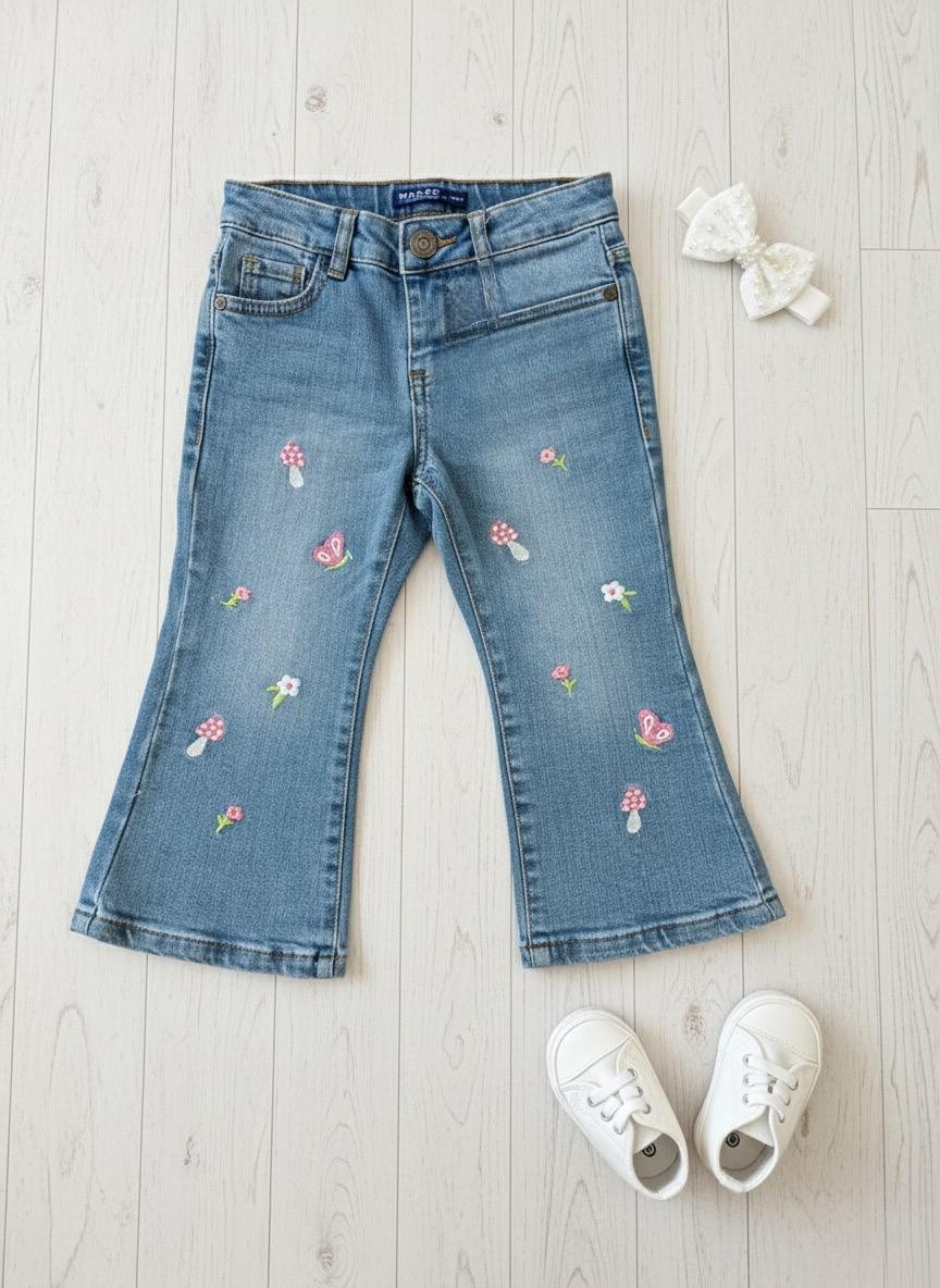 The Enchanted Forest Embroidered Jeans