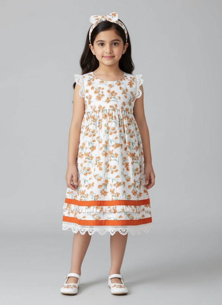 The Autumn Balm Floral Dress Set - Image 2