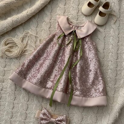 The Sparkle and Sage Sequins Dress