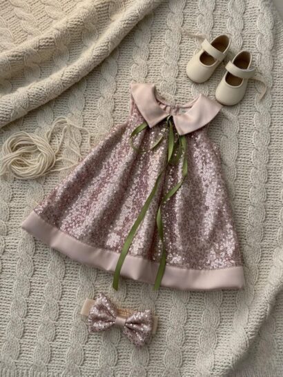 The Sparkle and Sage Sequins Dress